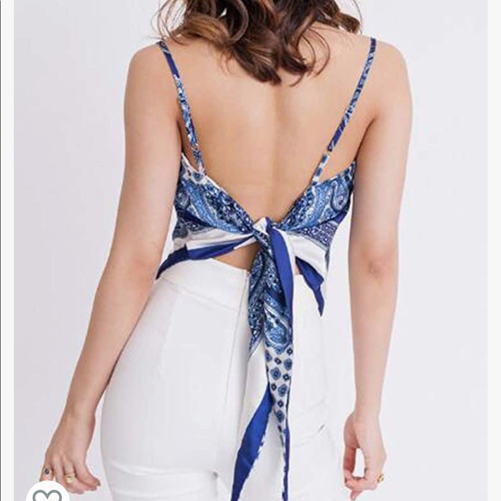 Cami Bandana Tube Crop Top